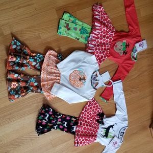 Bundle of Ann Loren holiday outfits! 2T-3T